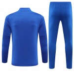 Barcelona Dark Sweatshirt Za Trening Četvrt-Zip 2023-24 Plava